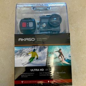 Brand new AKASO Brave 4 4K30FPS 20MP WiFi Action Camera